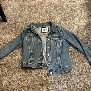 tommy hilfiger cropped jean jacket